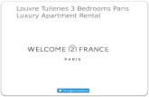 Louvre Tuileries 3 Bedrooms Paris Luxury Apartment Rental - Welcome2France