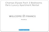 Champs Elysee Foch 3 Bedrooms Paris Luxury Apartment Rental - Welcome2France