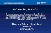 Demonstrating and Disseminating the Best Practices and Technologies for Watershed Rehabilitation - Nrcs pakistan