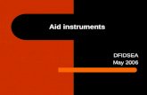 Aid Instruments