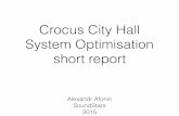 Crocus hall short report