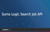 Sumo Logic Search Job API