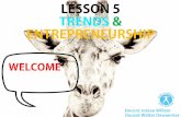 Lesson 5 trends & ondernemen trends en slot trendwatching en