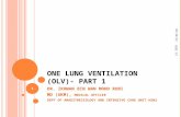 One lung ventilation kweq part 1