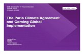 The Paris Climate Agreement and Coming Global Implementation