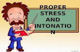 Stress and intonation