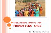 Operational manual for SHG promotion 13 9-09 8 pm