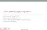 Timber3D Modeling Package Overview
