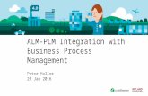 ALM-PLM Integration with Business Process Management