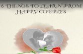 6 Things to Learn from Happy Couples