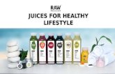Juices for healthy lifestyle