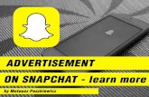 Advertisement on Snapchat - what brands should know?