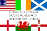 Geographic, historic and cultural framework of english speaking countries