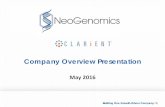 2016 05 24   Neo company overview presentation