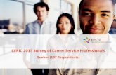 CERIC 2015 Survey of Career Service Professionals, Quebec