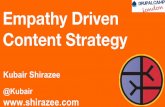 Empathy driven content strategy Drupal camp London 2017