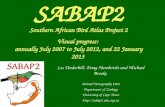 SABAP2 Annual Progress - July 2007 to January 2013