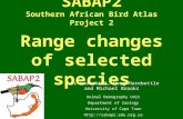 Examples of range-changes between SABAP1 and SABAP2