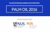 Yale Integrated Leadership Case Competition 2016 - Presentation by National University of Singapore Business School