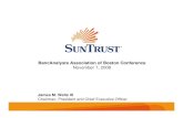 SunTrust at BancAnalysts Association of Boston Conference