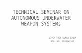 Technical seminar on autonomous underwater weapon systems