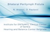Bilateral perilymph fistula