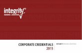 Integrity - Credentials Lifestyle and Real Estate 2016