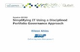 Simplifying it using a disciplined portfolio governance approach