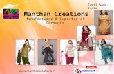 Ladies and Gents Garments by Manthan Creations, Chennai