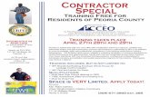 2015 Contractors Special BPI training flyer