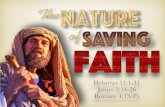 The Nature of Saving FAITH
