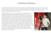 Matthew rolston research