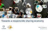 Towards a responsible sharing economy