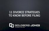11 Divorce Strategies to Know Before Filing