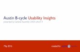 Austin B-cycle Usability Insights