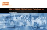 5 Habits of Highly Effective Endpoint Threat Protection