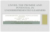 Unveil the Promise and Potential in Underrepresented Gifted Learners