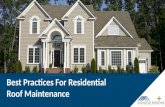 Best practices for residential roof maintenance in the frisco, tx area