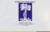 Orthotic overview