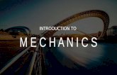 1 - Introduction to mechanics