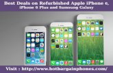Best Deals on Refurbished Apple iPhone