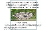 Floor plans signature global grandiva affordable sector 103 gurgaon call/whatapp- 8010730143
