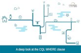A deep look at the cql where clause