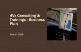 4 vs consulting & trainings   business plan