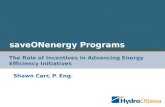 The Role of Incentives in Advancing Energy Efficiency Initiatives