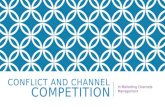COMPETITION AND CONFLICT WITHIN MARKETING CHANNELS OF DISTRIBUTION