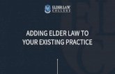 Adding Elder Law to Your Existing Practice Webinar