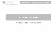 Storytelling: Fourth Lecture