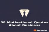 38 Motivational Quotes About Business