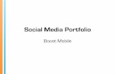 Boost Mobile Social Media Portfolio